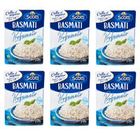6x Scotti Basmati Profumato Gedämpfter Fertigreis Parfümierter Basmati Reis 230g