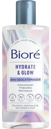 Preisvergleich Produktbild Bioré Pflege Hydrate + Glow AHA Gesichtswasser