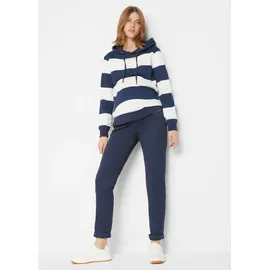 bonprix Kapuzensweatshirt Gestreift Blau L
