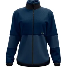 Ortovox Damen Fleece Teddy Jacke (Größe S, blau)