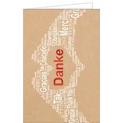 Danke Karte geprägt 41-17091   Bild