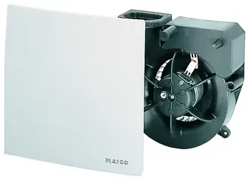Bad-/Küchenventilator ø80mm 230V 62cbm/h mit Feucht/Grundschaltung UP ws 40°C
