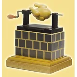 Räucherofen mit Grillhänchen Höhe= 10cm NEU Rauchfigur Rauchmann Räuchermann
