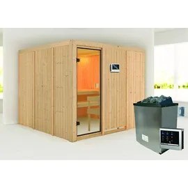 Karibu Arvika inkl. 9 kW Ofen + ext. Steuerung