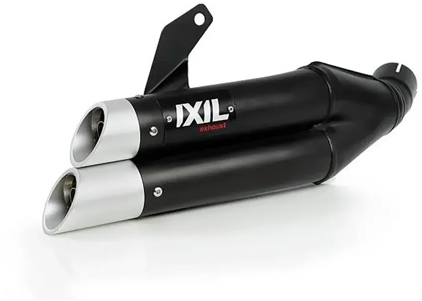 Ixil Dual Hyperlow Xl Yamaha Mt-09 13-20/tracer 900 13-20/tracer 900 Gt 18-20/xsr 900 16-20 Stainless Steel Homologiertes Vollliniensystem - Black / Silver - Homologated