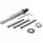 HOPPE Befestigungsset Stift 8mm schwarz