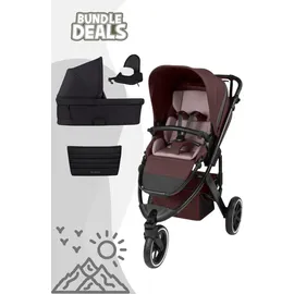 ABC-Design ABC Design Salsa 5 Run Sportkinderwagen inkl. Babywanne, Farbe Kinderwagen:Umbra
