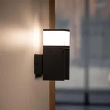 KANLUX Außenleuchte Aluminium 16 cm IP44 G9 schwarz