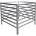 HOME 100x45x45 in verzinkt mit 202 5 Liter Volumen