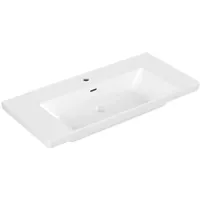 Villeroy & Boch Subway 3.0 100x47cm, eck., m 1 HL/mit ÜL, weiß