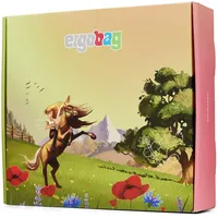 ergobag Fan Box mit Trinkflasche, Kletties, Zippies und Hangie, 10-teiliges Set Schulstart Geschenkebox Pferde - Multi Colored - Einheitsgröße