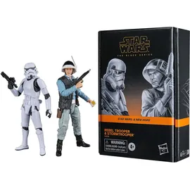 Hasbro Star Wars The Black Series Rebel Trooper & Stormtrooper