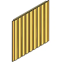SKANHOLZ Seitenwand Deckelschalung 230 x 180 cm beige