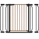 lionelo Treppenschutzgitter 75-105 cm Schwarz