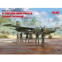 ICM B-26K with USAF Pilots & Ground Personnel