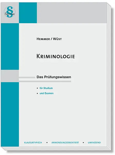 Kriminologie - Karl-Edmund Hemmer  Achim Wüst  Gebunden