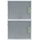 Respekta MIZ 2009 Metallfettfilter Set 2x 320x260mm für Dunstabzugshaube