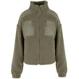 URBAN CLASSICS Sherpa Mix Jacke Pale Green 5XL