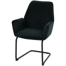 MCW Freischwinger, Anthrazit, Textil, 60x89x61 cm, Esszimmer, Stühle, Esszimmerstühle, Schwingstühle