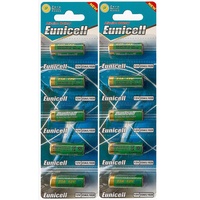 Eunicell 10 x 23A 12V (2 Blistercards a 5 Batterien) Quecksilberfreie Alkaline Batterien MN21, 23A, V23GA, L1028, A23 EINWEG Markenware