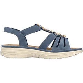 Rieker Sandalette Damen Blau 38