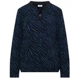 Cecil Langarmbluse Blau S