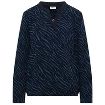Cecil Langarmbluse Blau S