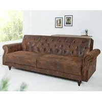 Riess-Ambiente Chesterfield 3-Sitzer Sofa MAISON BELLE AFFAIRE 220cm antik