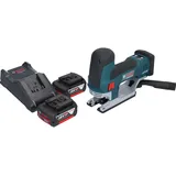 Bosch GST 18V-155 SC Professional Stichsäge 18 V 155 mm Brushless + 2x Akku 5,0 Ah + Ladegerät