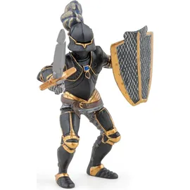 Papo Ritter mit schwarzer Rüstung 8 cm