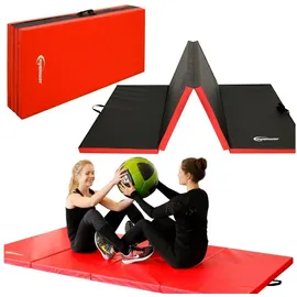 Eyepower XXL Weichbodenmatte 220x110x5cm - Faltbare Turnmatte