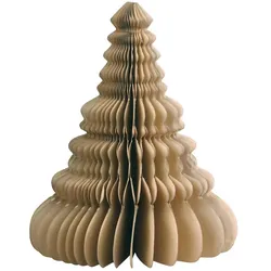 Chic Antique Weihnachtsbaumaufsteller aus Papier, H20/D16 cm, amber