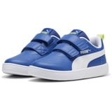 Puma Courtflex v2 V PS Sneaker mit Klettverschluss 33 - Blau,Weiß - 31/31,31