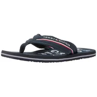 Tommy Hilfiger Herren Flip Flops Web Beach Sandal Elegant, Blau (Desert Sky), 46