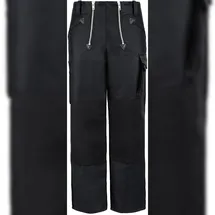 JOB-Kleidung JOB Zunfthose UNCOOL Doppel-Pilot Teflon Schwarz Baumwolle 46