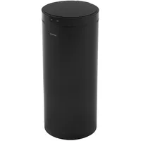 ML-Design Mülleimer mit Sensor 40L Rund Stahl Schwarz Automatisch