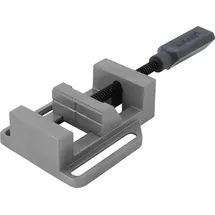 WOLFCRAFT Schraubstock Stahl 68 mm blau feststehend