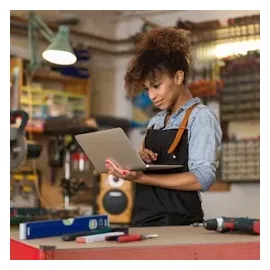 Relaxdays Werkbank 2 Ebenen, & rot