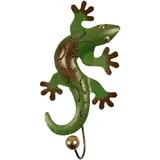 GURU-SHOP Garderobenhaken Gecko 3 Grün