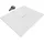 iflair Smc Duschwanne Duschtasse mit Anti-rutsch Flach Mit Steinoptik Weiss inkl. Ablaufgarnitur 120x100 cm