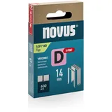 Novus Flachdrahtklammern Typ 53F 14 mm 600 Stück