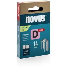 Novus Flachdrahtklammern Typ 53F 14 mm 600 Stück