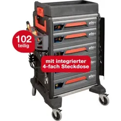 Wiha Werkstattwagen Set eMobility, 102-teilig