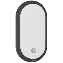 Oktaplex lighting Außenleuchte LED 10,5 W IP65 mit Bewegungsmelder 1010 lm anthrazit