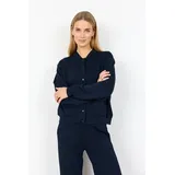 Soyaconcept Sweatjacke mit Druckknopfleiste Modell 'BANU', Marine, L