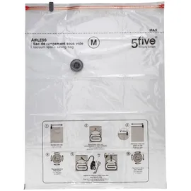 5five simply smart Vakuumbeutel in transparent | Komprimiertasche 80x60cm Air-flat - 5five