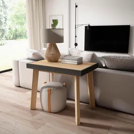 SKRAUT HOME 160 x 73 x 90 cm Eiche schwarz