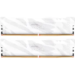 Crucial Pro DDR5-6400 32GB Kit (2x16GB) CL32 Weiß CP2K16G64C32U5W