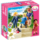 Playmobil Heidi Clara mit Vater und Fräulein Rottenmeier 70258