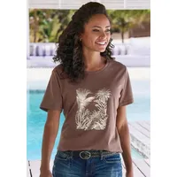 VIVANCE T-Shirt Damen taupe, beige Gr.36/38